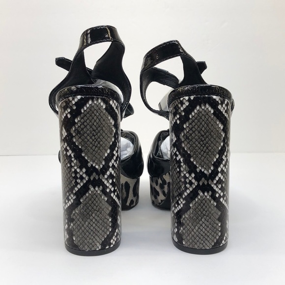 Jeffrey Campbell Grey Sevenzero Platform Sandal - Picture 8 of 9